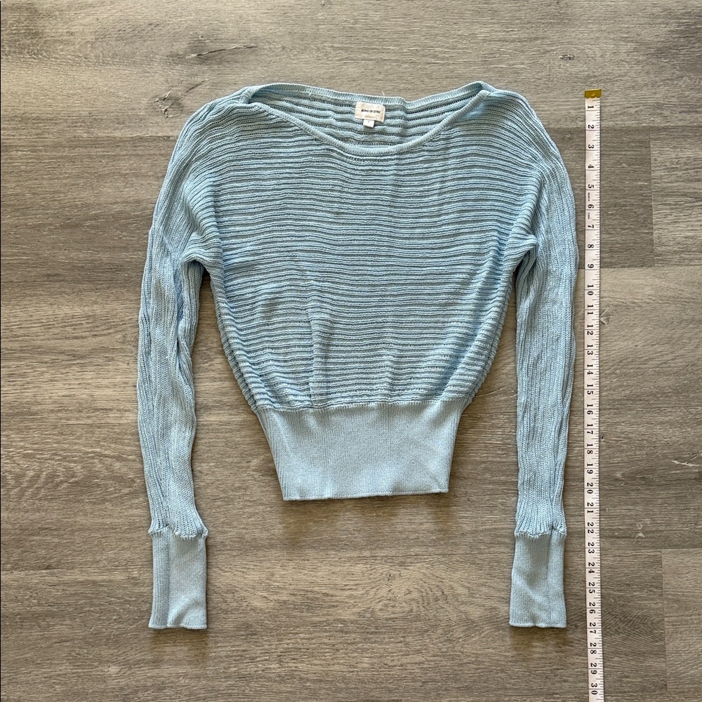 Song of Style Light Blue Sweater